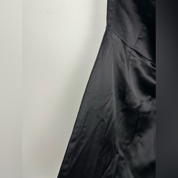 Princess Polly Satin Black LUCA STRAPLESS MINI DRESS Women’s Sz 4 - Picture 7 of 10
